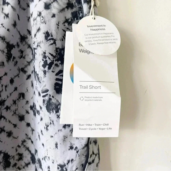 Vuori Men’s Trail 7” Short Size XL NWT Grey Shibori - Picture 4 of 8